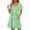 Green, variant on Summer Beach Dresses for Womens 2026 Fashion Plus Size Print Short-sleeved V-neck Casual Dress