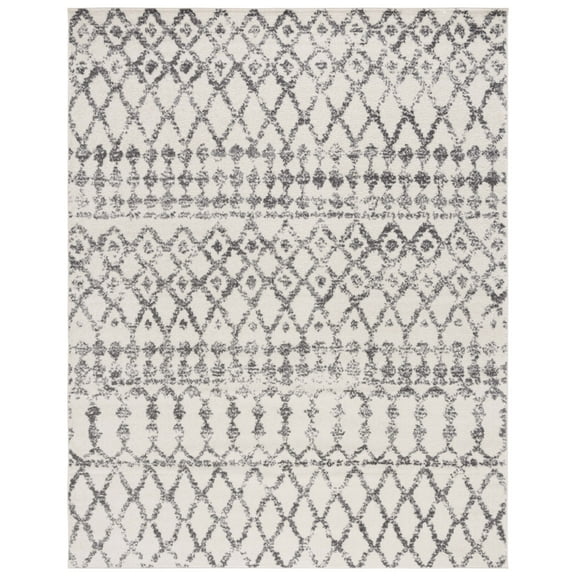 SAFAVIEH Tulum Selena Oriental Area Rug, Ivory/Grey, 8' x 10'