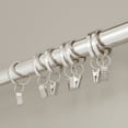 thumbnail image 5 of Better Homes & Gardens Plated Brushed Nickel Curtain Clip Rings (7 Pack), 5 of 9