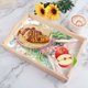 thumbnail image 5 of Plato Cena con Puntos Diamante Likrtyny Bandeja Comida Maciza Decorativa para Sala Estar Hada, 5 of 9