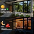 thumbnail image 5 of LKYICNHY Reflective Window Privacy Film, 23.6"x157.4"One Way Window Tint for Home, Heat & Sun Blocking UV Protection Shatterproof Adhesive Glass Film for Kitchen Office with Tools（black silver), 5 of 8