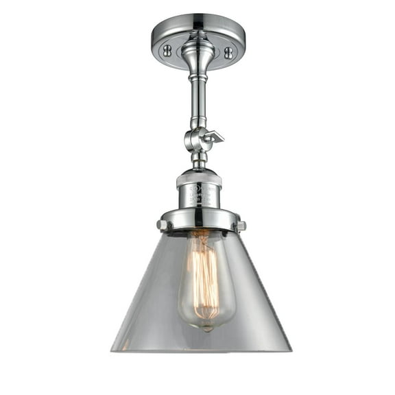 1 Light Vintage Dimmable Led Semi-Flush Mount