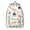 Grey-41, variant on Artistic Forest Ox Backpack, Durable School Bag with Fluffy Night Sky Print and Cute Cartoon Floral Pattern