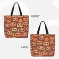 thumbnail image 2 of Fotbe Brown Owl Bolsa Tote con Estampado para Mujer, Bolsos con Cremallera, Bolsa de Hombro Casual de Gran Capacidad con Bolsillos Internos, 2 of 7