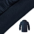 thumbnail image 4 of QHFBli Streetwear Men's Hoodie Mens Casual Solid Color Hooded Pullover Sweater Long Sleeve Knit Winter Warm Fashion Top Black L, 4 of 5