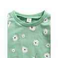 thumbnail image 4 of Kmbangi Baby Sweater + Pants, Flower Pattern Pocket Decoration Clothing, 4 of 7