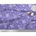 thumbnail image 2 of Soimoi Moss Georgette Fabric Floral & Filigree Damask Fabric Prints By Yard 42 Inch Wide, 2 of 3