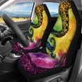 thumbnail image 3 of Uourmeti Car Seat Covers Full Set Automobile Interior Decorate Accessories Polyester, Compatible with SUV Seats Sedan Seats, for Cars Trucks, 3 of 10