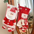 thumbnail image 4 of Knitted cloth three dimensional Christmas tree decoration candy bag Christmas decoration, 4 of 12