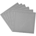 thumbnail image 3 of Classic Baseplates Building Base for Building Bricks 100% Compatible with Major Brands-Baseplate 10" x 10", Pack of 4, Gray, 3 of 7