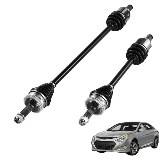 VEVOR CV Axle Shaft Assembly, 2 Pieces Front Left & Right (Driver and Passenger Side), Automotive Replacement CV Joint Axles Pair Compatible with 2011-2014 Hyundai Sonata, Alloy Steel & Carbon Steel