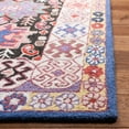 thumbnail image 3 of SAFAVIEH Bellagio Alvena Floral Bordered Wool Area Rug, Charcoal/Ivory, 6' x 9', 3 of 9
