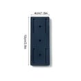 thumbnail image 2 of Retenedor de enchufe montado en la pared Soporte de almacenamiento para fijador de toma de corriente sin perforaciones (azul) Sywqhk Libre de BPA, 2 of 2