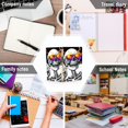 thumbnail image 6 of FORMRS 1-Subject Spiral Notebook 8" x 5" College Ruled 60 Refillable Sheet A5 Hard Cover, 2 Pack, Colorful Glasses, 6 of 7