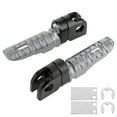 thumbnail image 1 of Rest Riding Accessory Pair Of Front Foot Pegs Aluminum Alloy Pedals Fit For   Z125 PRO Z250/SL Z400 Z900Titanium, 1 of 8
