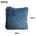 thumbnail image 2 of 2pcs Fluffy pillow-super soft and plush faux fur accent pillow, 2 of 6
