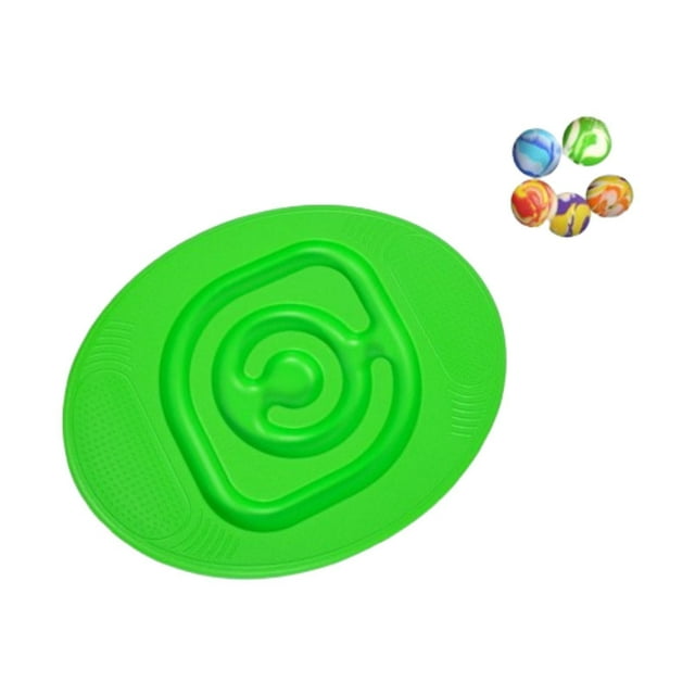 lionlar Kids Balance Board Activity Toy Professional Rocking Board for Children Gift Green