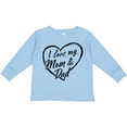 thumbnail image 3 of Inktastic I Love My Mom and Dad in Black Chalk Heart Boys or Girls Long Sleeve Toddler T-Shirt, 3 of 5
