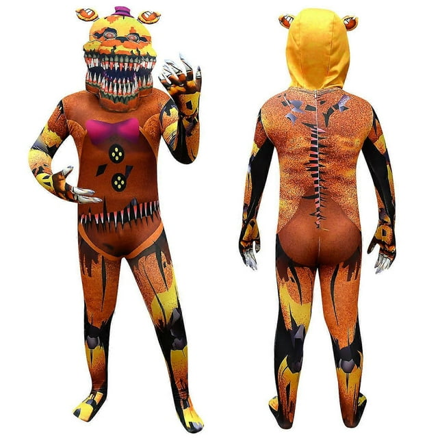 Pijama de peluche de gato para Halloween, disfraz de mono para adultos y niños