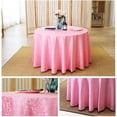 thumbnail image 3 of HEVIRGO Nappes Lavable à la Machine Bords Soignés Ronde Couverture de Table en Tissu Polyester Anti-Débordement pour la Maison, 3 of 10