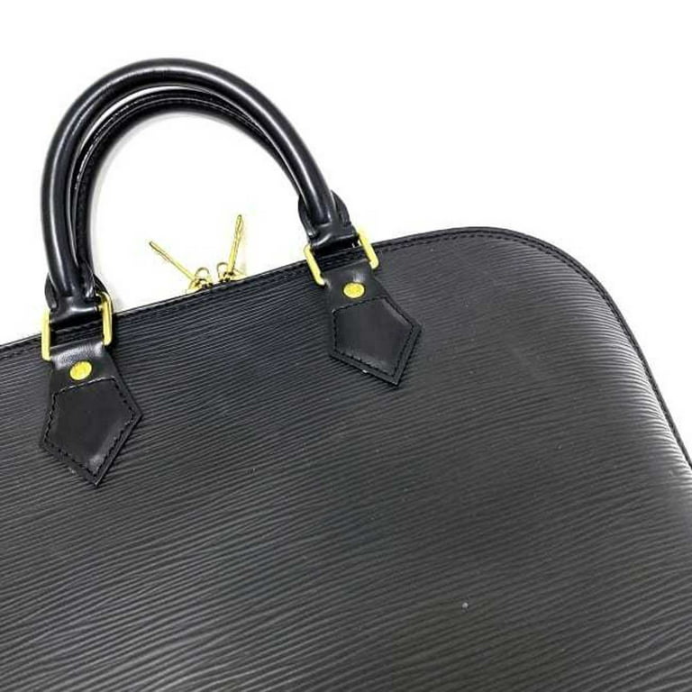 Louis Vuitton Epi Alma PM - Black Handle Bags, Handbags