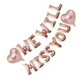 thumbnail image 1 of unbranded 1 De Globos Para Graduación En Aluminio Rosa Oro Con Corazón Para De Fiesta, 1 of 7