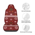 thumbnail image 4 of Pofeuu Merry Christmas Print Automotive Car Seat Covers Flat Cloth Full Set Seat Covers,Car Seat Covers front seats for Cars Trucks and SUVs, 4 of 5