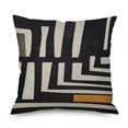 thumbnail image 3 of Ins Wind Linen Pillowcase Simple Creative Cushion Abstract Leaf Pillow Square Cushion Cover 5, 3 of 5