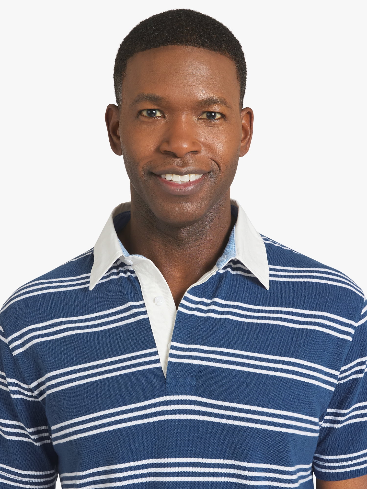 Chaps Men's Striped Pique Polo, Sizes S - 2XL