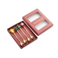 thumbnail image 4 of Juego de cucharas de café Macarena navideñas Acero inoxidable, 4 of 8