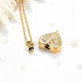thumbnail image 2 of Angel Wings Heart Urn Ashes Necklace for Women Men Heart Wing Memorial Loved One Ashes Keepsake Cremation Jewelry for Dad Mom Sister Brother Son Grandpa, 2 of 7