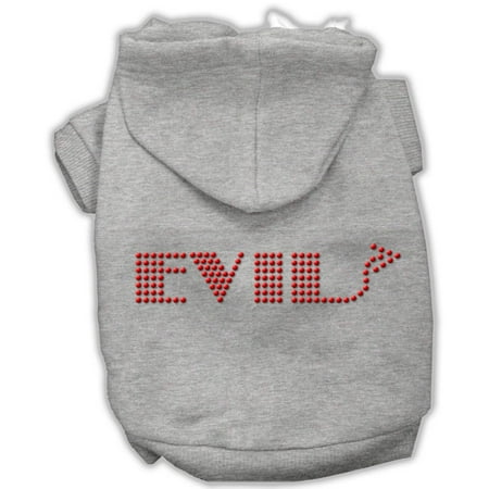 Pet, Dog Cat Hoodie Rhinestone, "Evil"