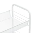thumbnail image 3 of vidaXL 3-Tier Kitchen Trolley White 46x26x64 cm Iron, 3 of 4