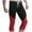 Black, variant on WMTBSRSW Mens Swim Capri Pants Long Patchwork Swim Tights High Waisted Drawstring Leggings Rash Guard Swimming Pants