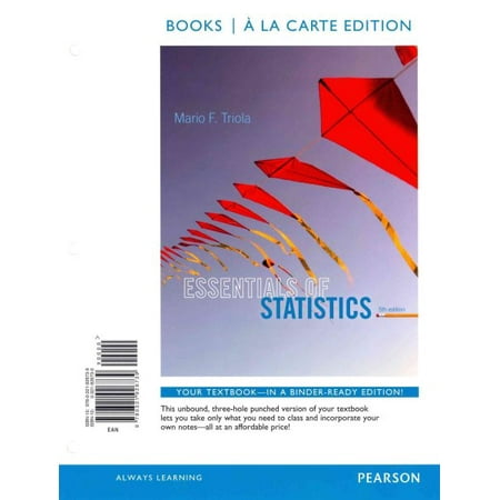 Net Package - Essentials of Statistics Books a la Carte Plus New Mylab Statistics with Pearson Etext -- Access Card Package