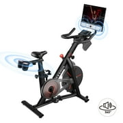 Yesoul Exercise Bike G1M Max (Bike with Screen) Smart Exercise Bike with 21.5 HD Screen,Low Noise Indoor Cycling Bike for Home Gym Fitness Equipment Trainer four-speaker surround sound