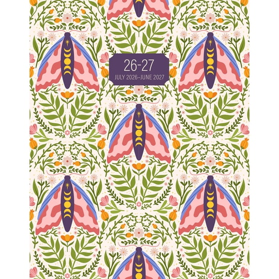 2026-2027 Willow Creek 7.5" x 9.5" Academic Weekly & Monthly Planner, Verdant Folk (65938)