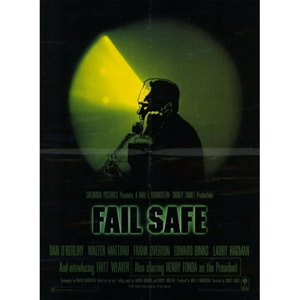 Fail Safe Movie Poster 11 X 17 Walmart Com Walmart Com