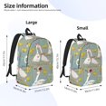 thumbnail image 4 of Daiia Cute Farm Birds Vintage Canvas Backpack for Men and Women ,Hiking Backpack,Travel Laptop Bag for School,Large Capacity Backpack, 4 of 8
