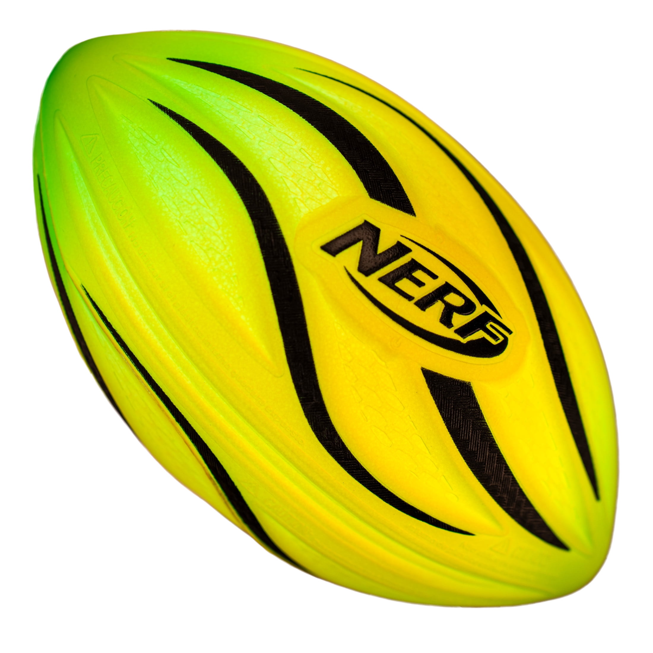 NERF Lightstrike Foam Football - 8.5 Mini Foam Football - LED Coloring Changing Lights - Light up the Night - Batteries Included