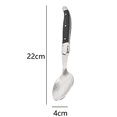 thumbnail image 2 of Juego de 4 cuchillos para carne, negro y triple remache, borde fino, acero inoxidable, hoja afilada, cubiertos, juego de cuchillos para carne, para restaurante, vajilla, cocina, camping, apto para, 2 of 5