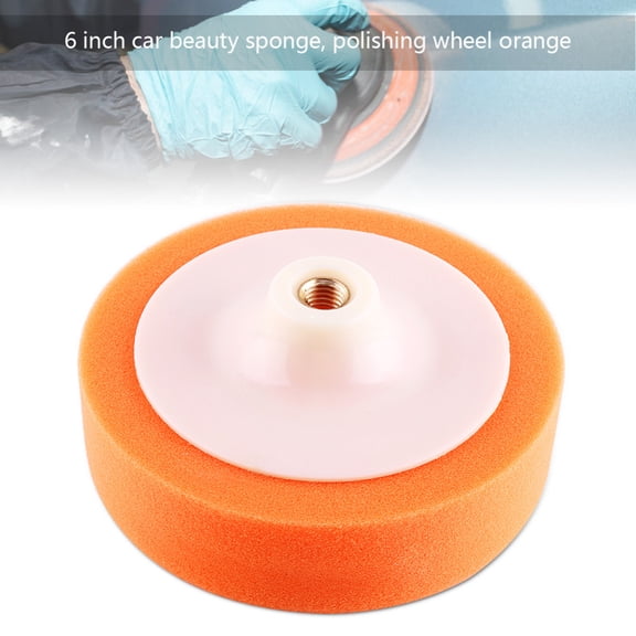 SPRING PARK 6 Inch Sponge Polishing Buffing Waxing Pad Wheel Tool for Auto Car Polisher
