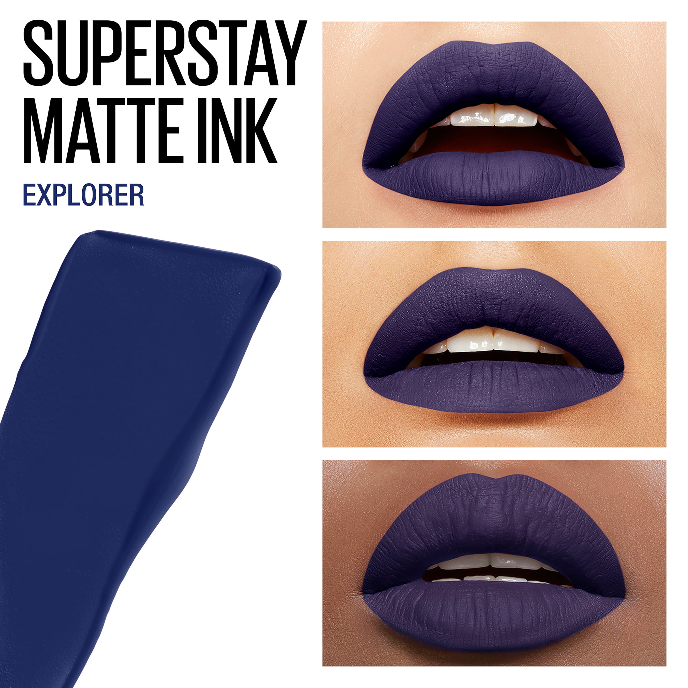 laten we het doen toewijzing Uitputten Maybelline Super Stay Matte Ink City Edition Liquid Lipstick, Explorer -  Walmart.com