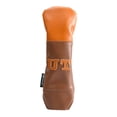 thumbnail image 2 of PU Wood Headcover Long Neck Head Wrap Protector Guard Waterproof Protective Sleeve Golfer Gift Golf Club Head Covers for Training,Outdoor UT 26X9CM, 2 of 8