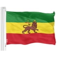 thumbnail image 3 of G128 Combo Flag Pack: USA American Flag 3x5 ft 150D Printed Stars & Ethiopia Lion Flag 3x5 ft 150D Printed, 3 of 9