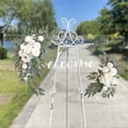 thumbnail image 5 of Faux Flowers Wedding Arch Flower Pack of 2 for Wedding Welcome Signs, 5 of 5