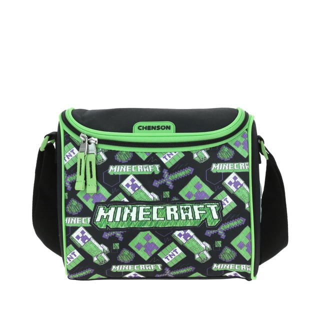 Lonchera Chico Negro Chenson Minecraft Primaria DOREIN para niño CHENSON MC65601-3