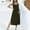 Army Green Summer Dresses for Women 2023, variant on Dyegold Sundresses for Women Casual Beach - Sun Dresses for Women 2023 Round Neck Sleeveless Solid Side Slit Maxi Long Sun Dress ​Spaghetti Strap Tshirt ​​Dresses
