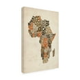 thumbnail image 3 of Trademark Fine Art Michael Tompsett Africa Text Map Canvas Wall Art - 14x19, 3 of 5