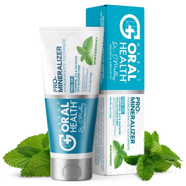 Pasta de dientes Great Oral Health Nano Hidroxiapatita sin flúor